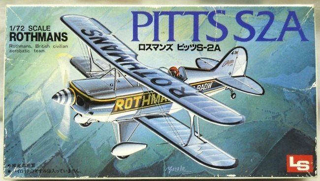 LS 1/72 Pitts Special S2A Rothmans, L1 plastic model kit